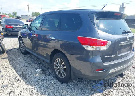 2014 Nissan Pathfinder S из США, поврежденный, VIN 5N1AR2MN6EC680435
